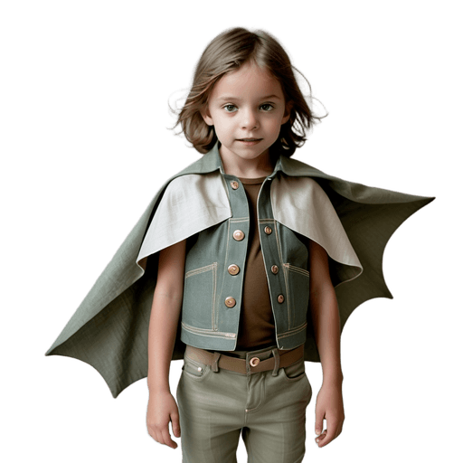 Young eco-hero protecting the environment